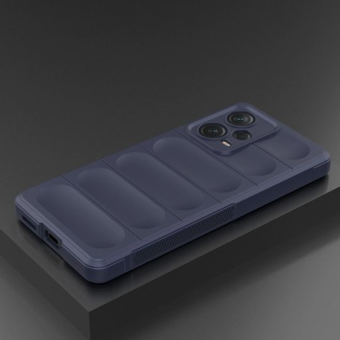 Magic Shield Case etui do Xiaomi Redmi Note 12 Pro+ elastyczny pancerny pokrowiec niebieskie Magic Shield Case etui do Xiaomi Redmi Note 12 Pro+ elastyczny pancerny pokrowiec niebieskie
