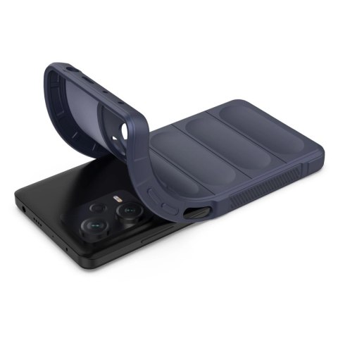 Magic Shield Case etui do Xiaomi Redmi Note 12 Pro+ elastyczny pancerny pokrowiec niebieskie Magic Shield Case etui do Xiaomi Redmi Note 12 Pro+ elastyczny pancerny pokrowiec niebieskie