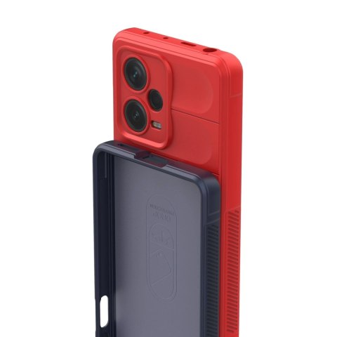 Magic Shield Case etui do Xiaomi Redmi Note 12 Pro+ elastyczny pancerny pokrowiec niebieskie Magic Shield Case etui do Xiaomi Redmi Note 12 Pro+ elastyczny pancerny pokrowiec niebieskie