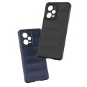 Magic Shield Case etui do Xiaomi Redmi Note 12 Pro+ elastyczny pancerny pokrowiec niebieskie