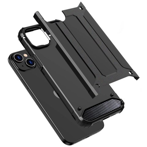 Pancerne etui Hybrid Armor do iPhone 15 - czarne Pancerne etui Hybrid Armor do iPhone 15 - czarne