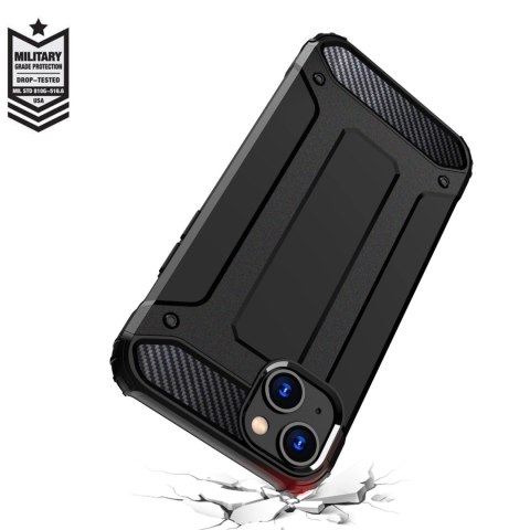 Pancerne etui Hybrid Armor do iPhone 15 - czarne Pancerne etui Hybrid Armor do iPhone 15 - czarne