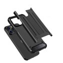 Pancerne etui do iPhone 15 Pro Hybrid Armor - czarne Pancerne etui do iPhone 15 Pro Hybrid Armor - czarne