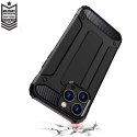 Pancerne etui do iPhone 15 Pro Hybrid Armor - czarne Pancerne etui do iPhone 15 Pro Hybrid Armor - czarne