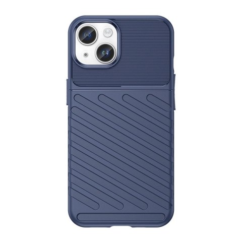 Pancerne etui iPhone 15 Plus Thunder Case - niebieskie Pancerne etui iPhone 15 Plus Thunder Case - niebieskie