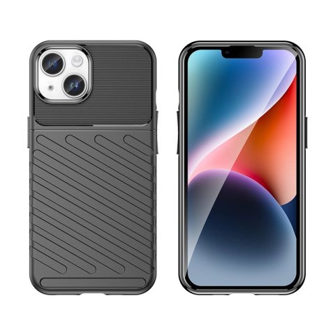 Pancerne etui iPhone 15 Plus Thunder Case - niebieskie Pancerne etui iPhone 15 Plus Thunder Case - niebieskie