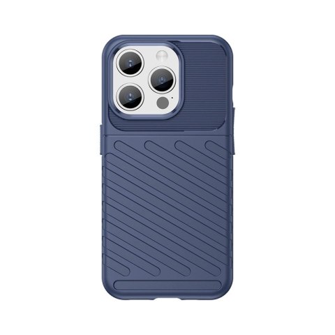 Pancerne etui iPhone 15 Pro Thunder Case - niebieskie Pancerne etui iPhone 15 Pro Thunder Case - niebieskie
