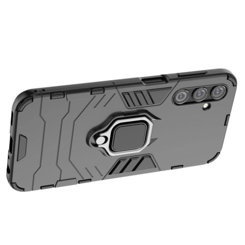 Ring Armor etui do Samsung Galaxy A24 4G pancerny pokrowiec uchwyt magnetyczny ring czarne Ring Armor etui do Samsung Galaxy A24 4G pancerny pokrowiec uchwyt magnetyczny ring czarne
