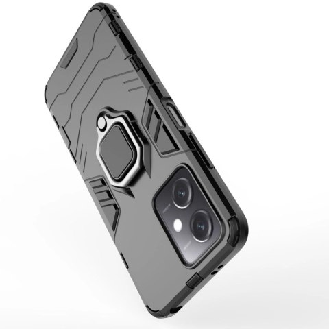 Ring Armor etui do Xiaomi Redmi Note 12 5G / Poco X5 5G pancerny pokrowiec uchwyt magnetyczny ring czarne Ring Armor etui do Xiaomi Redmi Note 12 5G / Poco X5 5G pancerny pokrowiec uchwyt magnetyczny ring czarne