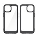 Wzmocnione etui z elastyczną ramką do iPhone 15 Plus Outer Space - czerwone Wzmocnione etui z elastyczną ramką do iPhone 15 Plus Outer Space - czerwone