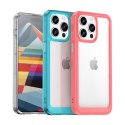 Wzmocnione etui z elastyczną ramką do iPhone 15 Pro Max Outer Space - czarne Wzmocnione etui z elastyczną ramką do iPhone 15 Pro Max Outer Space - czarne
