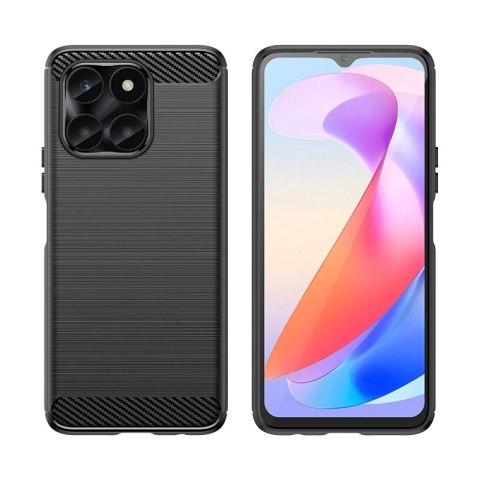Etui Carbon Case do Honor X6a - czarne Etui Carbon Case do Honor X6a - czarne