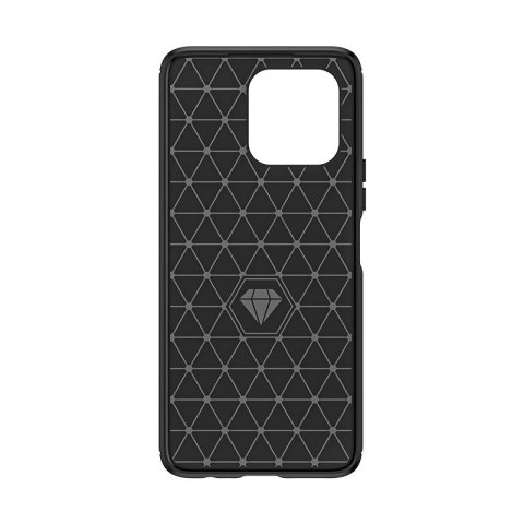Etui Carbon Case do Honor X6a - czarne Etui Carbon Case do Honor X6a - czarne