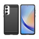 Etui Carbon Case do Samsung Galaxy A35 - czarne Etui Carbon Case do Samsung Galaxy A35 - czarne