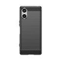Etui Carbon Case do Sony Xperia 5 V - czarne Etui Carbon Case do Sony Xperia 5 V - czarne