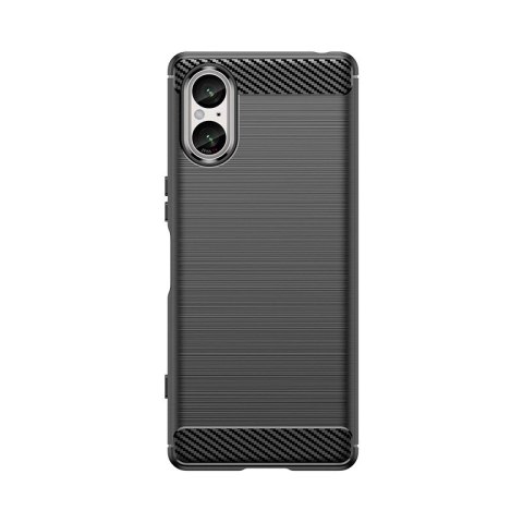 Etui Carbon Case do Sony Xperia 5 V - czarne Etui Carbon Case do Sony Xperia 5 V - czarne