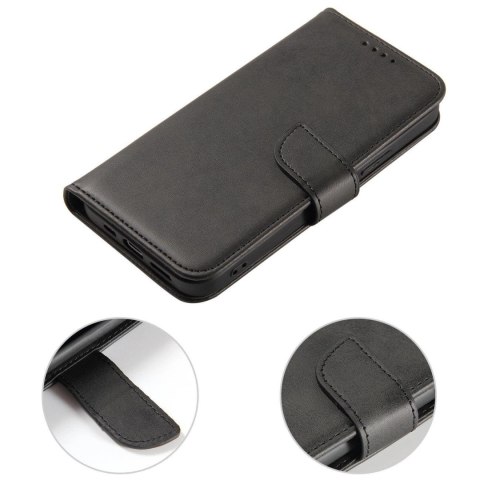 Etui Magnet Case do Samsung S24 Plus z klapką i portfelem - czarne Etui Magnet Case do Samsung S24 Plus z klapką i portfelem - czarne