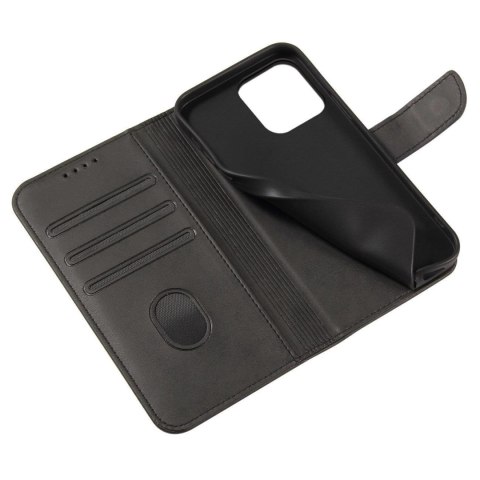 Etui Magnet Case do Samsung S24 Plus z klapką i portfelem - czarne Etui Magnet Case do Samsung S24 Plus z klapką i portfelem - czarne