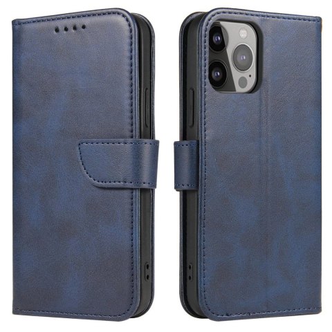 Etui Magnet Case do Samsung S24 Plus z klapką i portfelem - niebieskie Etui Magnet Case do Samsung S24 Plus z klapką i portfelem - niebieskie