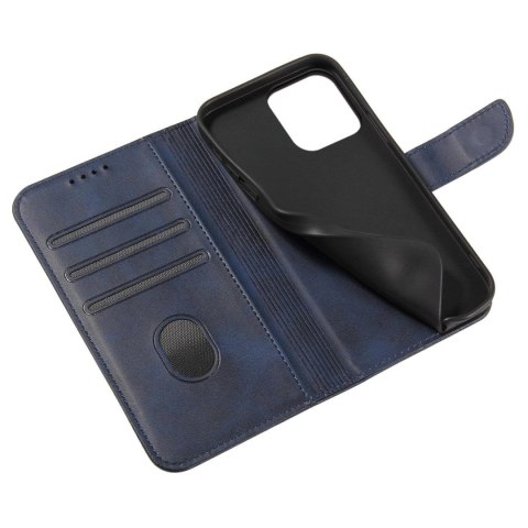 Etui Magnet Case do Samsung S24 Plus z klapką i portfelem - niebieskie Etui Magnet Case do Samsung S24 Plus z klapką i portfelem - niebieskie