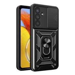 Etui pancerne Hybrid Armor Camshield do Samsung M14 z osłoną na aparat - czarne