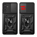 Etui pancerne Hybrid Armor Camshield do Samsung M14 z osłoną na aparat - czarne Etui pancerne Hybrid Armor Camshield do Samsung M14 z osłoną na aparat - czarne