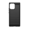 Etui silikonowe Carbon Case do Motorola Edge 40 Pro - czarne Etui silikonowe Carbon Case do Motorola Edge 40 Pro - czarne