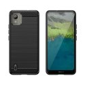 Etui silikonowe Carbon Case do Nokia C110 - czarne Etui silikonowe Carbon Case do Nokia C110 - czarne