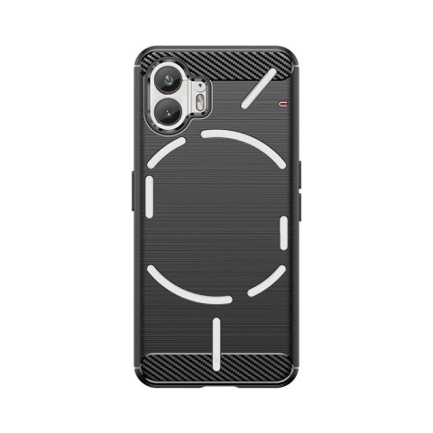 Etui silikonowe Carbon Case do Nothing Phone 2 - czarne Etui silikonowe Carbon Case do Nothing Phone 2 - czarne