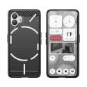 Etui silikonowe Carbon Case do Nothing Phone 2 - czarne Etui silikonowe Carbon Case do Nothing Phone 2 - czarne