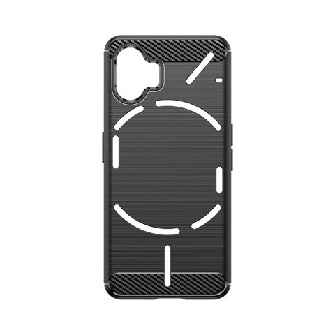 Etui silikonowe Carbon Case do Nothing Phone 2 - czarne Etui silikonowe Carbon Case do Nothing Phone 2 - czarne