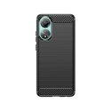 Etui silikonowe Carbon Case do Oppo A78 4G - czarne Etui silikonowe Carbon Case do Oppo A78 4G - czarne