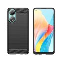 Etui silikonowe Carbon Case do Oppo A78 4G - czarne Etui silikonowe Carbon Case do Oppo A78 4G - czarne