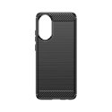 Etui silikonowe Carbon Case do Oppo A78 4G - czarne Etui silikonowe Carbon Case do Oppo A78 4G - czarne