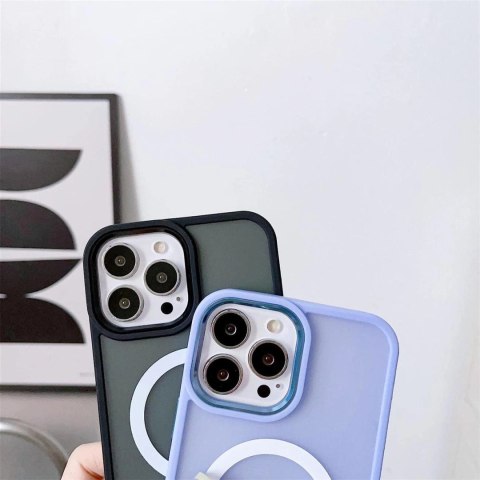 Magnetyczne etui z MagSafe Color Matte Case do iPhone 14 Plus - zielone Magnetyczne etui z MagSafe Color Matte Case do iPhone 14 Plus - zielone