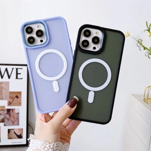 Magnetyczne etui z MagSafe Color Matte Case do iPhone 14 Plus - zielone Magnetyczne etui z MagSafe Color Matte Case do iPhone 14 Plus - zielone