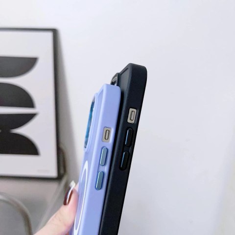 Magnetyczne etui z MagSafe Color Matte Case do iPhone 15 Plus - fioletowe Magnetyczne etui z MagSafe Color Matte Case do iPhone 15 Plus - fioletowe