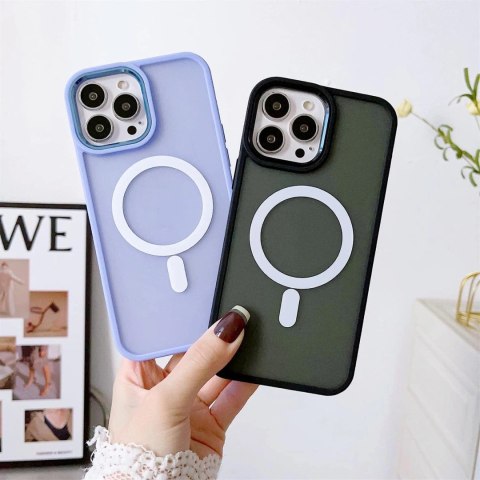 Magnetyczne etui z MagSafe Color Matte Case do iPhone 15 Plus - zielone Magnetyczne etui z MagSafe Color Matte Case do iPhone 15 Plus - zielone