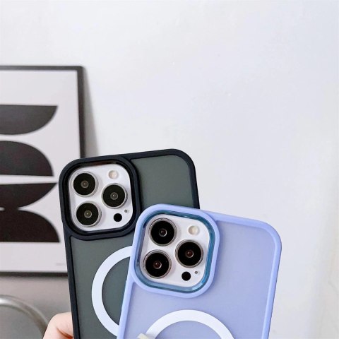 Magnetyczne etui z MagSafe Color Matte Case do iPhone 15 Pro Max - zielone Magnetyczne etui z MagSafe Color Matte Case do iPhone 15 Pro Max - zielone