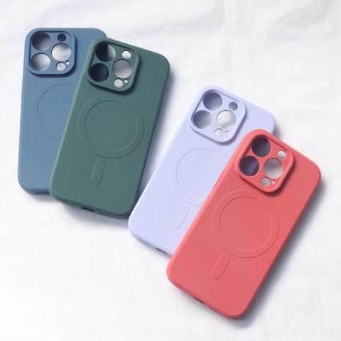 Silikonowe magnetyczne etui iPhone 14 Pro Max Silicone Case Magsafe - fioletowe Silikonowe magnetyczne etui iPhone 14 Pro Max Silicone Case Magsafe - fioletowe