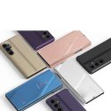 Twarde etui z klapką do Samsung Galaxy S23 FE Clear View Case - czarne Twarde etui z klapką do Samsung Galaxy S23 FE Clear View Case - czarne
