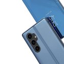 Twarde etui z klapką do Samsung Galaxy S23 FE Clear View Case - czarne Twarde etui z klapką do Samsung Galaxy S23 FE Clear View Case - czarne