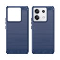 Etui Carbon Case do Xiaomi Redmi Note 13 Pro+ - niebieskie Etui Carbon Case do Xiaomi Redmi Note 13 Pro+ - niebieskie