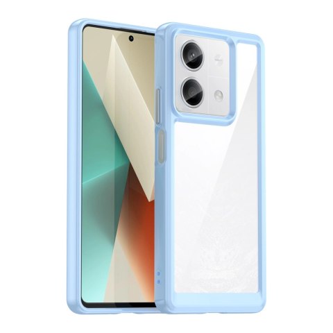 Etui Outer Space Case z żelową ramką do Xiaomi Redmi Note 13 Pro - niebieskie Etui Outer Space Case z żelową ramką do Xiaomi Redmi Note 13 Pro - niebieskie