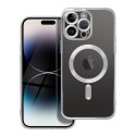 Futerał ELECTRO MAG COVER kompatybilny z MagSafe do IPHONE SE 2025 srebrny Futerał ELECTRO MAG COVER kompatybilny z MagSafe do IPHONE SE 2025 srebrny