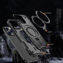 Etui Hybrid Armor Trendy z MagSafe na iPhone 16 Pro Max - czarne