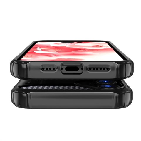 Etui Hybrid Armor pancerne na iPhone 16 Plus - czarne Etui Hybrid Armor pancerne na iPhone 16 Plus - czarne