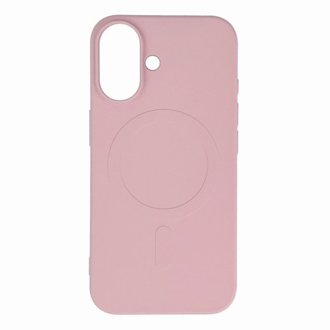 Etui Liquid Silicone Case MagSafe na iPhone 16 Plus - jasnoróżowe Etui Liquid Silicone Case MagSafe na iPhone 16 Plus - jasnoróżowe