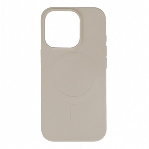 Etui Liquid Silicone Case MagSafe na iPhone 16 Pro - beżowe Etui Liquid Silicone Case MagSafe na iPhone 16 Pro - beżowe