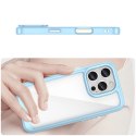 Etui Outer Space Case z żelową ramką do iPhone 16 Pro Max - niebieskie